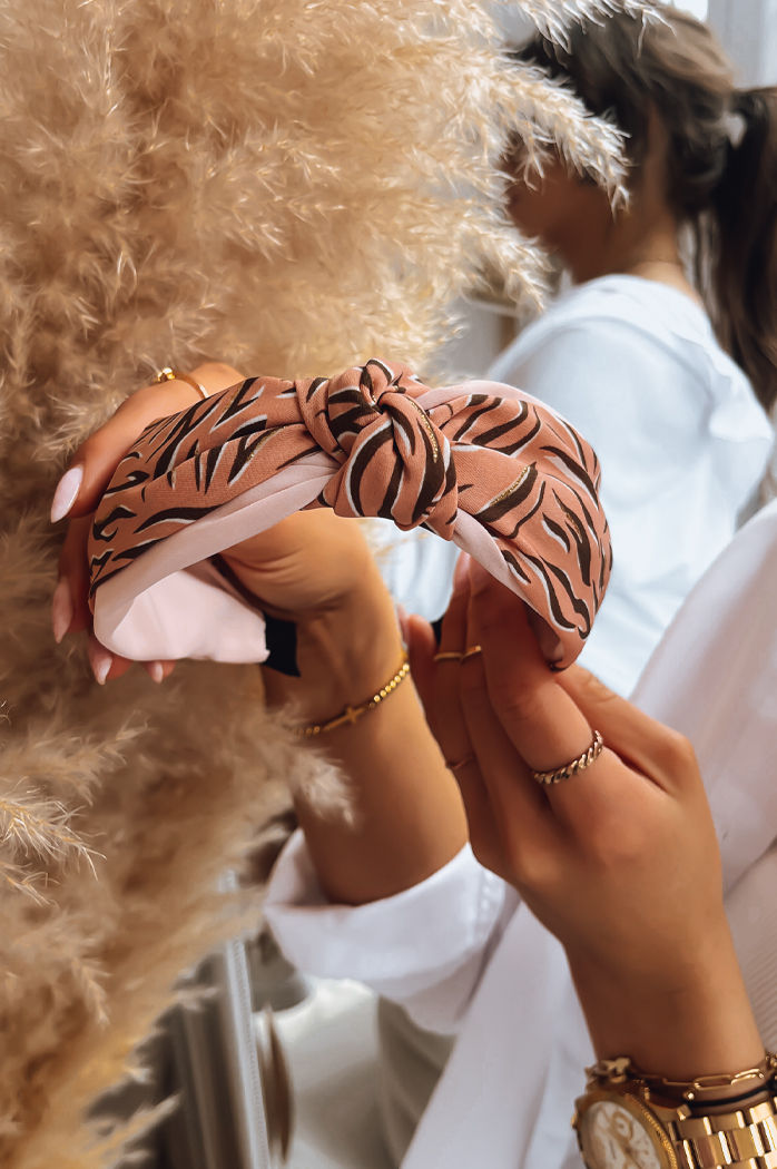 Damen Stirnband WILD Farbe Rosa DSTREET HY0032