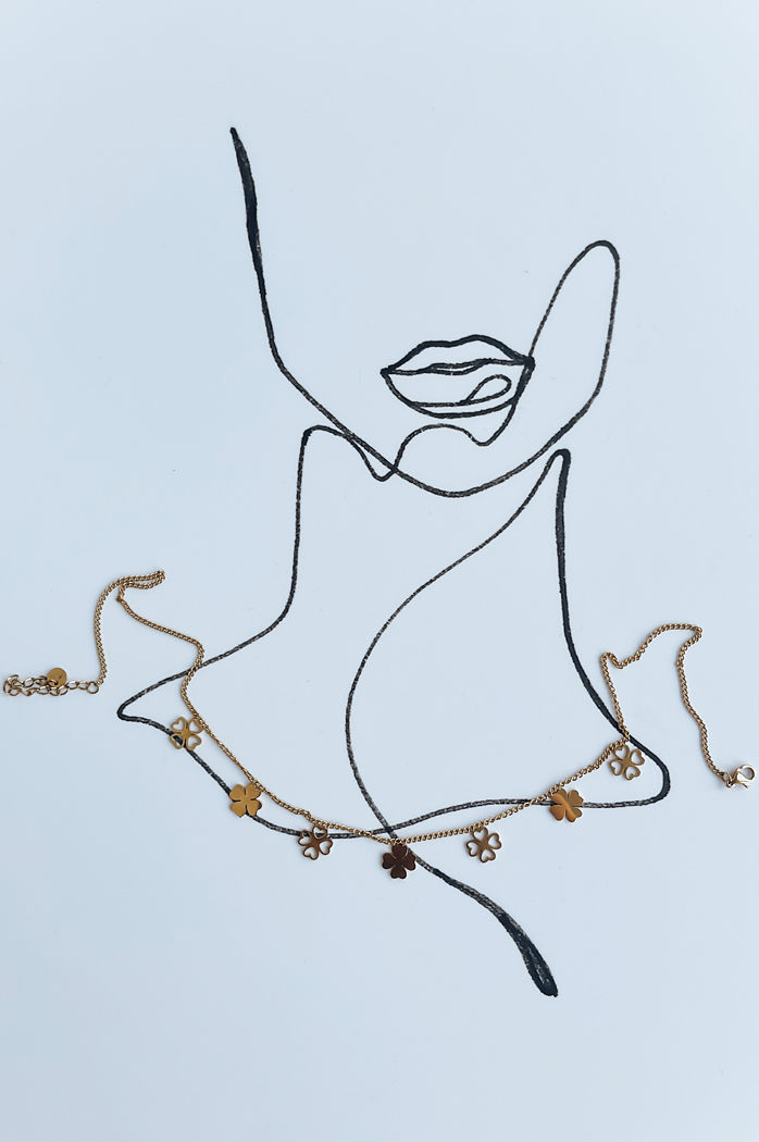 Damen Halskette MUNDHIDO Farbe Gold DSTREET IY0071
