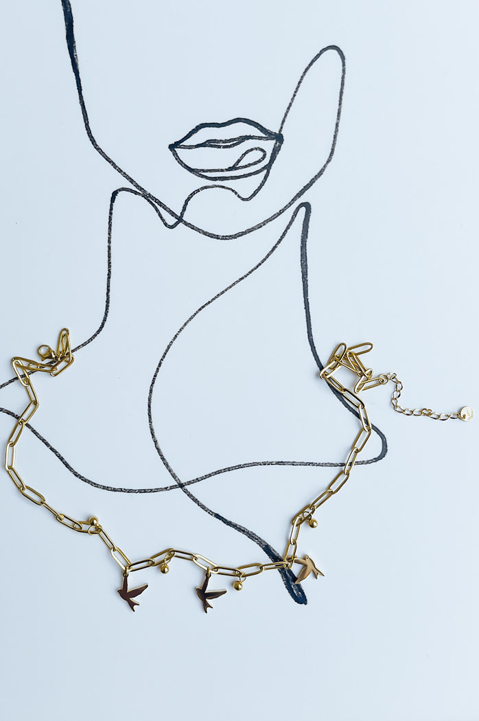 Damen Halskette CANA Farbe Gold DSTREET IY0072