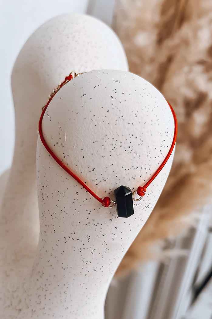Damenarmband CRISTAL Farbe Rot DSTREET LY0057
