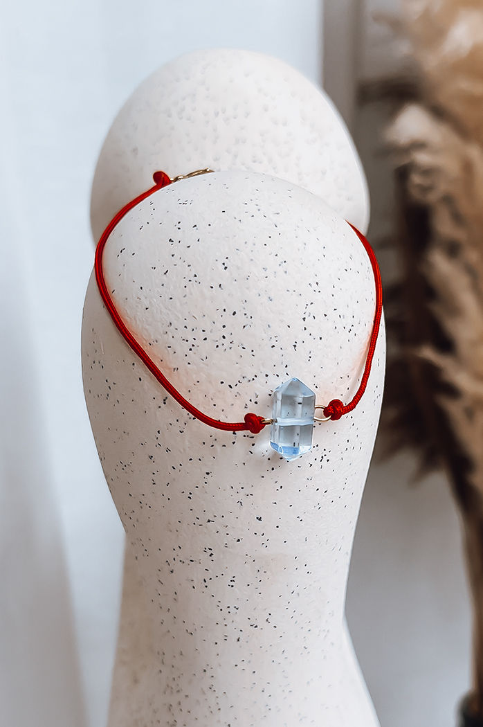 Damenarmband CRISTAL Farbe Rot DSTREET LY0059