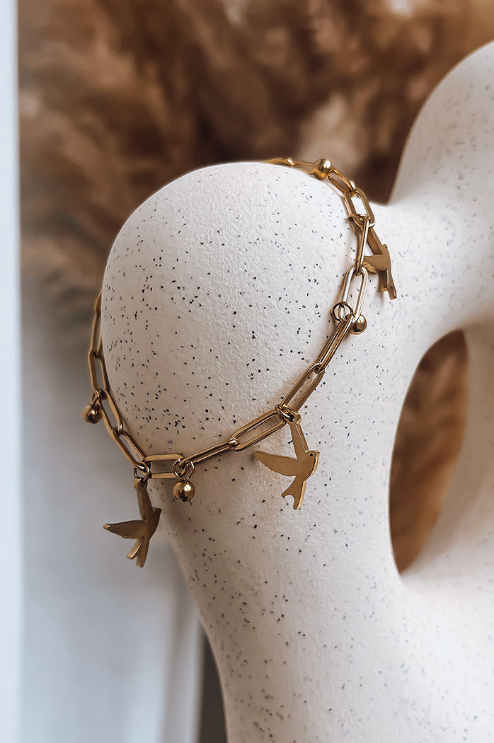 Damenarmband PAJARO Farbe Gold DSTREET LY0068