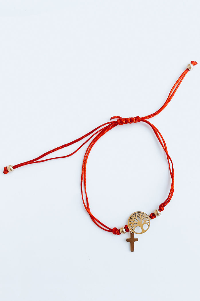 Damenarmband HEARTBEAT Farbe Rot DSTREET LY0080
