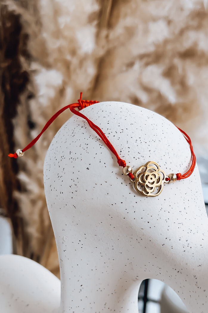 Damenarmband HEARTBEAT Farbe Rot DSTREET LY0085