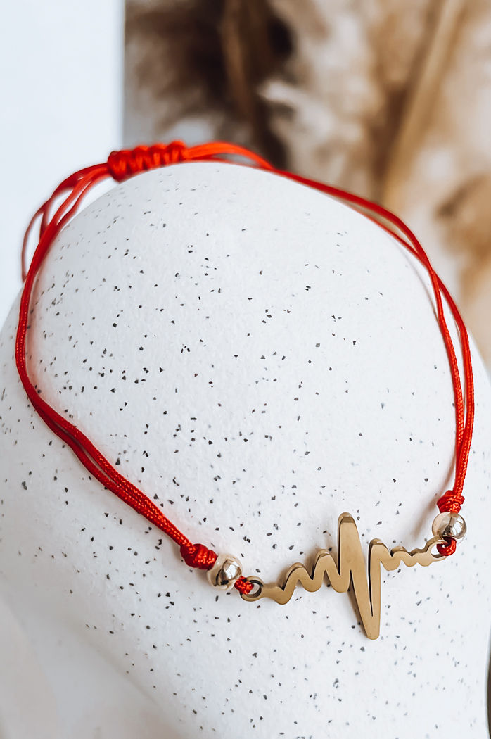 Damenarmband HEARTBEAT Farbe Rot DSTREET LY0086