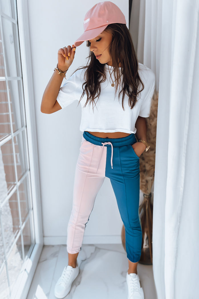 Damen Trainingshose PASTELS Meeresfarbe Dstreet UY1484
