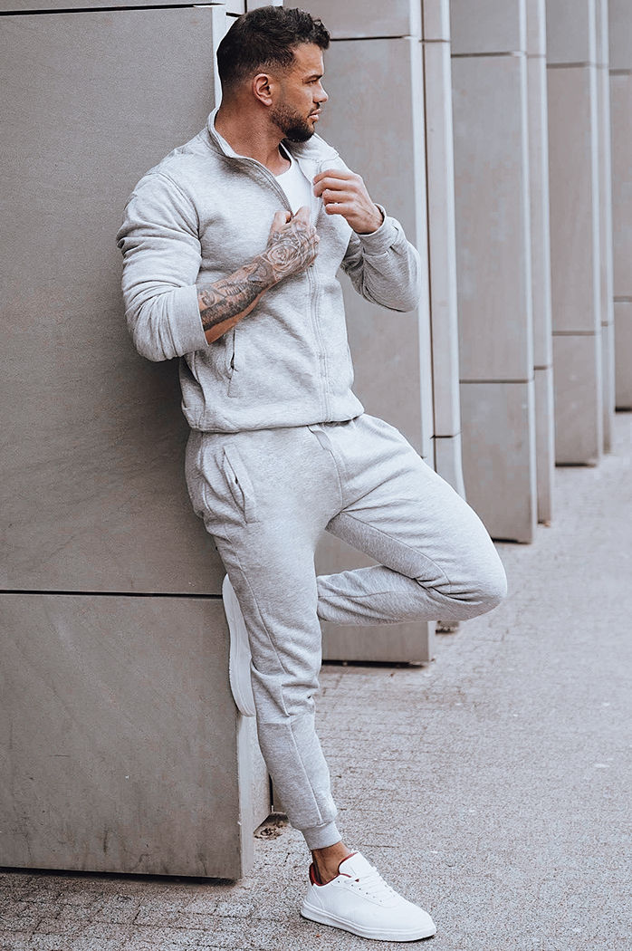 Herren Sweatshirt Grau Dstreet BX4109z
