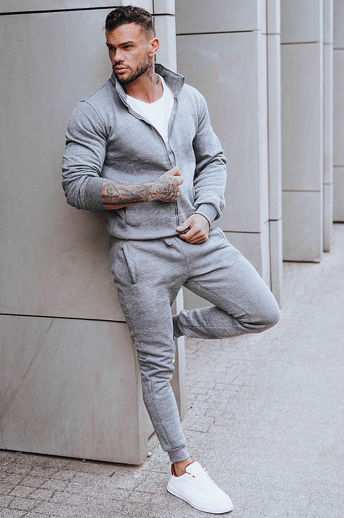 Herren Sweatshirt Anthrazit Dstreet BX4111z