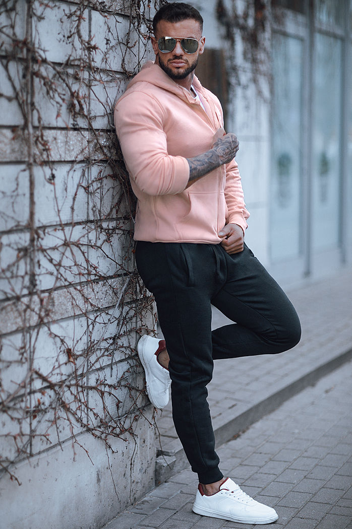 Herren Kapuzenpullover Rosa Dstreet BX4834z