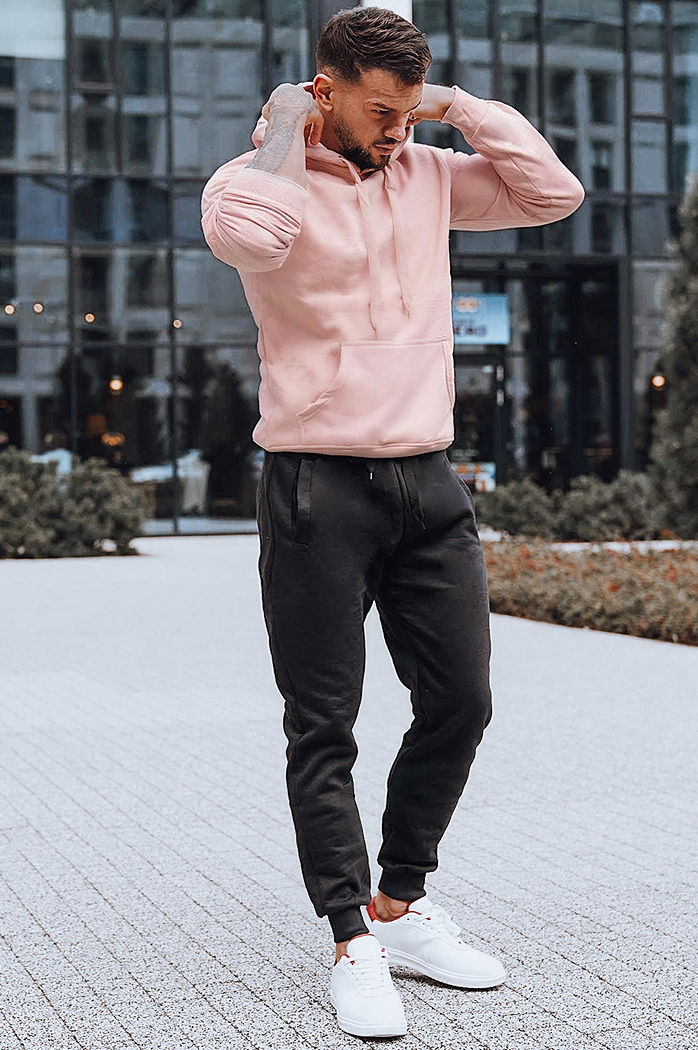 Herren Kapuzenpullover rosa Dstreet BX4845z