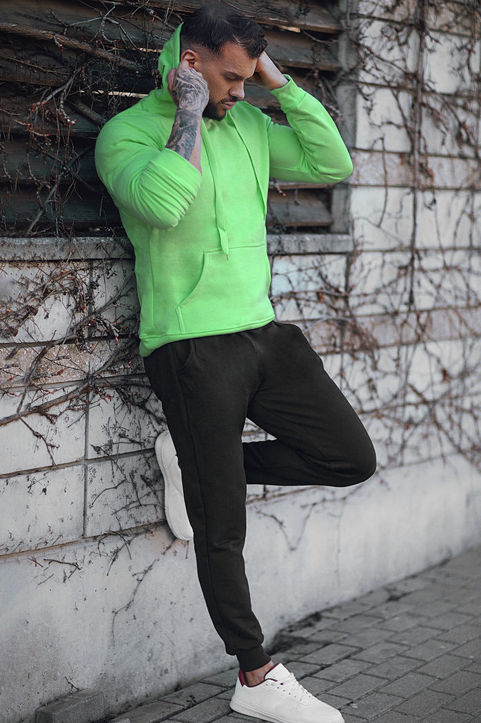 Herren Kapuzenpullover Minze Dstreet BX5082z