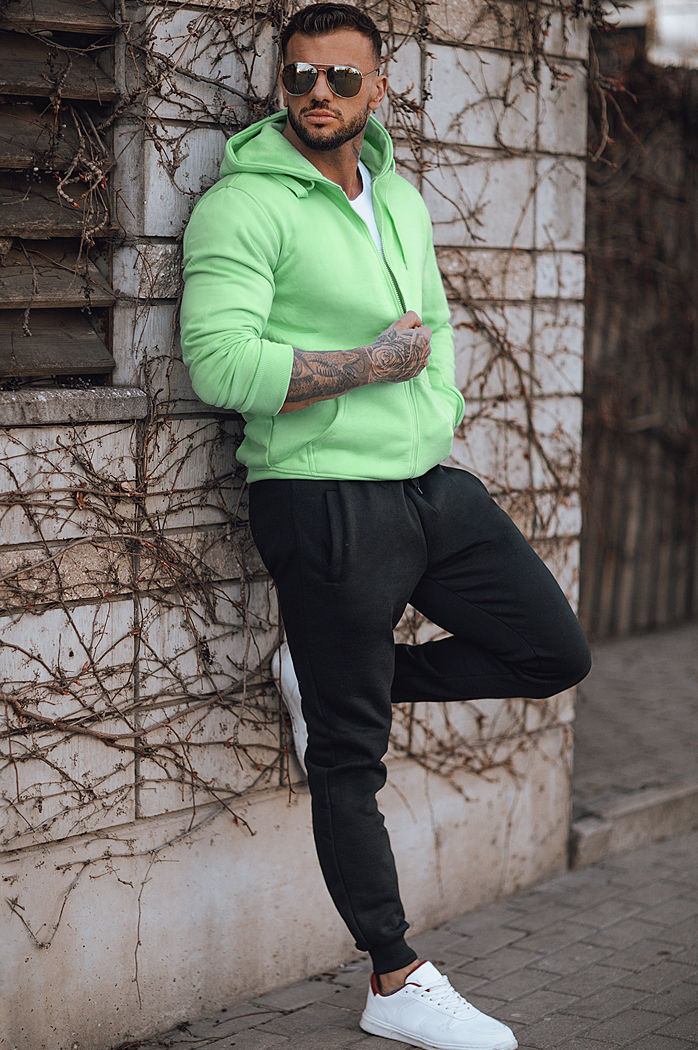Herren Kapuzenpullover Minzegrün Dstreet BX5230z