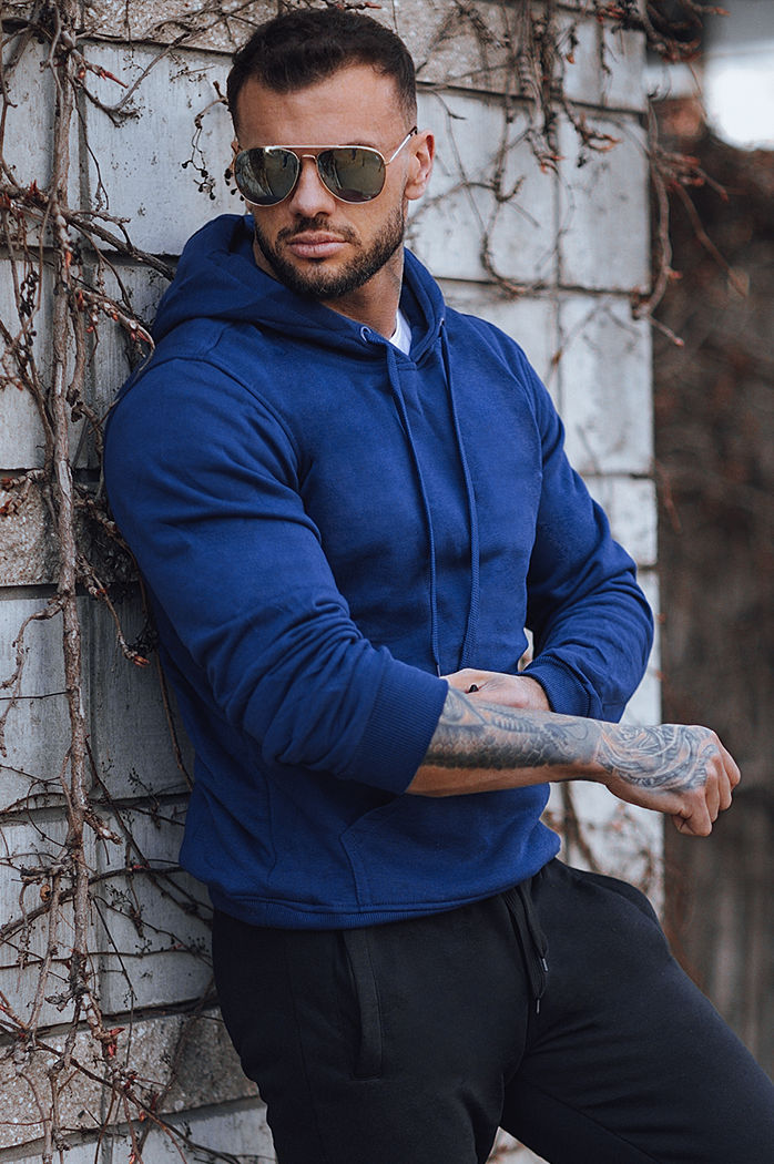 Herren Trainingsanzug-Set Farbe Blau DSTREET AX0742