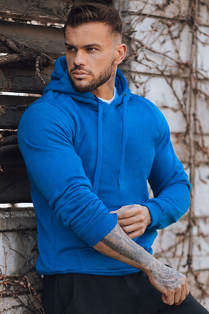 Herren Trainingsanzug-Set Farbe Blau-Schwarz DSTREET AX0746