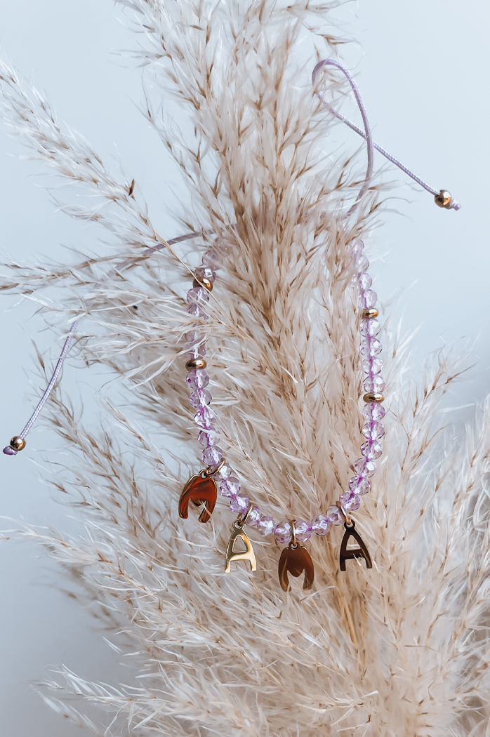 MAMA'S LOVE Armband lila Dstreet LY0090