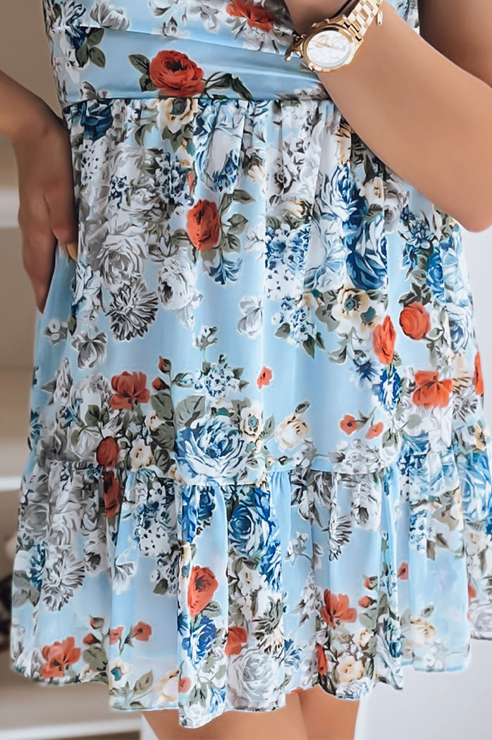 Damen Kleid PRIMOSA blau Dstreet EY2328