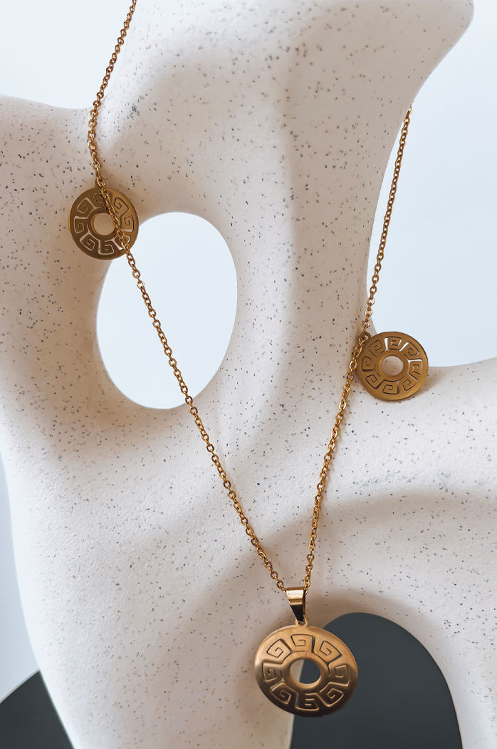 Damen Halskette ASTETIKUS Farbe Gold DSTREET IY0096