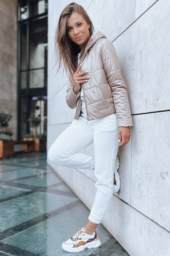 Damen Kurze jacke SPORT HEVEN Farbe Camel DSTREET TY3711