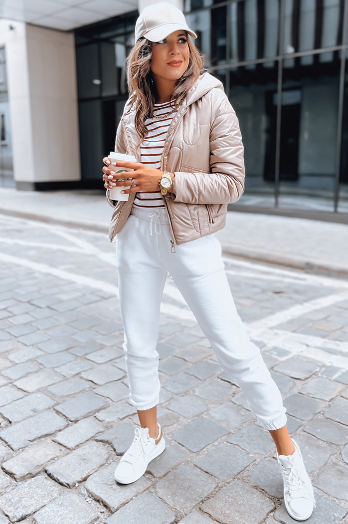 Damen Steppjacke LILYWOOL Farbe Camel DSTREET TY3715