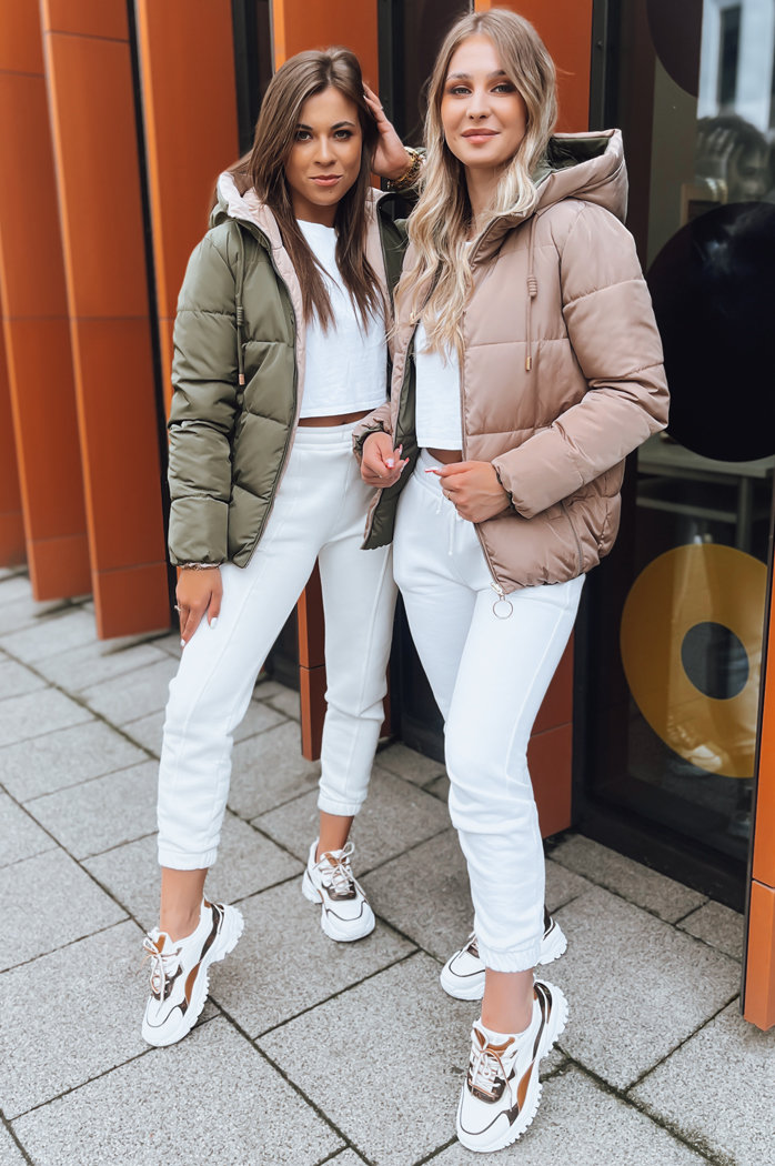 Damen Daunenjacke VICTORIA SNUG Farbe Grün DSTREET TY3716