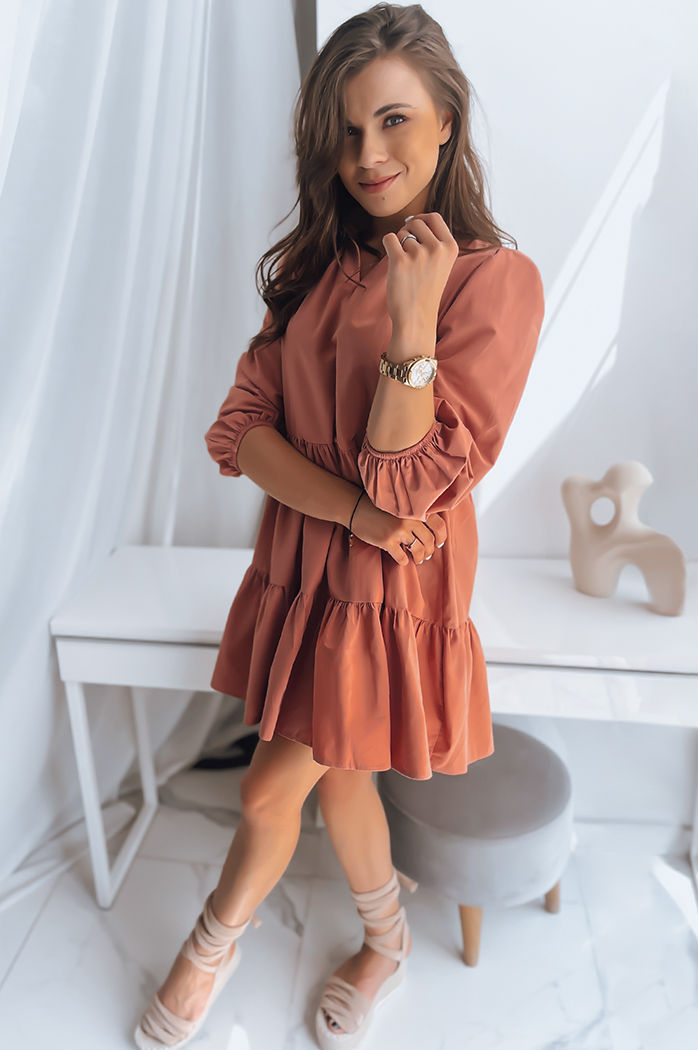 Kleid SALLENTA Pfirsichfarbig Dstreet EY2367