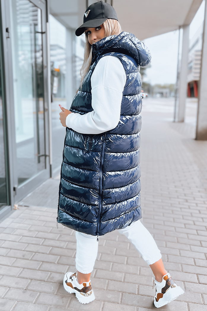 Damen Steppweste GANTINI Farbe Blau DSTREET TY3743