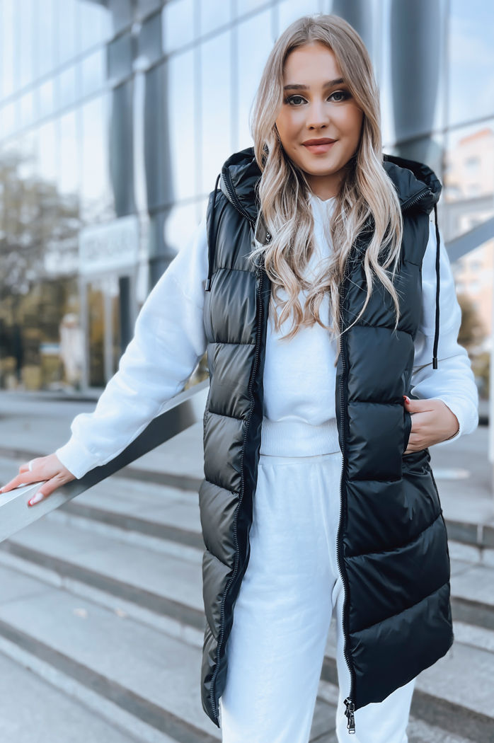 Damen Steppweste FAR AWAY schwarz Dstreet TY3748