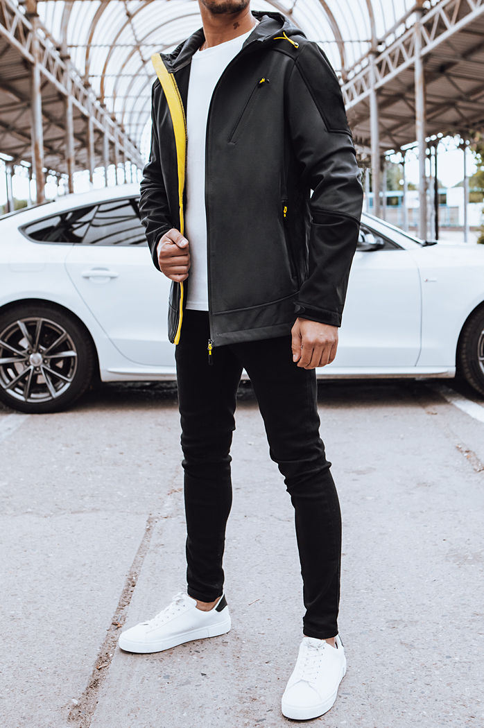 Herren Softshell Jacke Farbe Dunkelgrau DSTREET TX4468