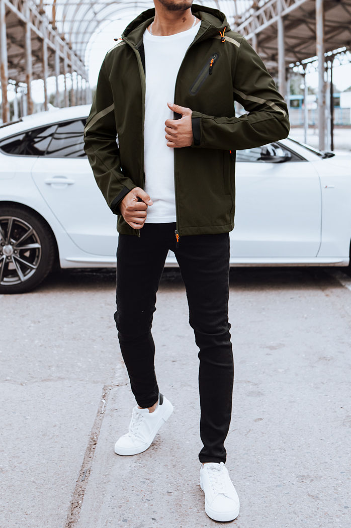Herren Softshell Jacke Farbe Grün DSTREET TX4480