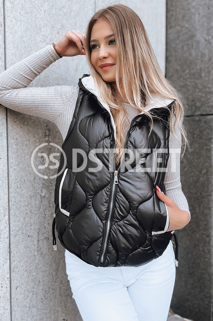 Damen Steppweste OLIVE BRANCH Farbe Schwarz DSTREET TY3816