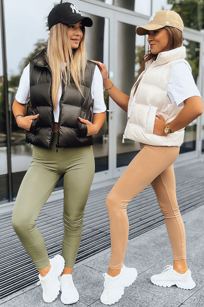 Damen Leggins LOOK AT ME Farbe Grün DSTREET UY1572