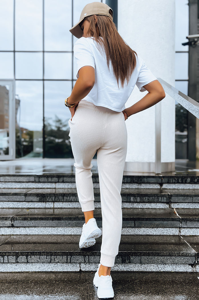 Damen Jogginghose MARIE  Farbe Beige DSTREET UY1576