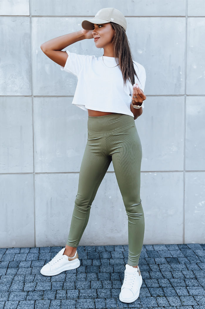 Damen Leggins LOOK ME Farbe Grün DSTREET UY1618