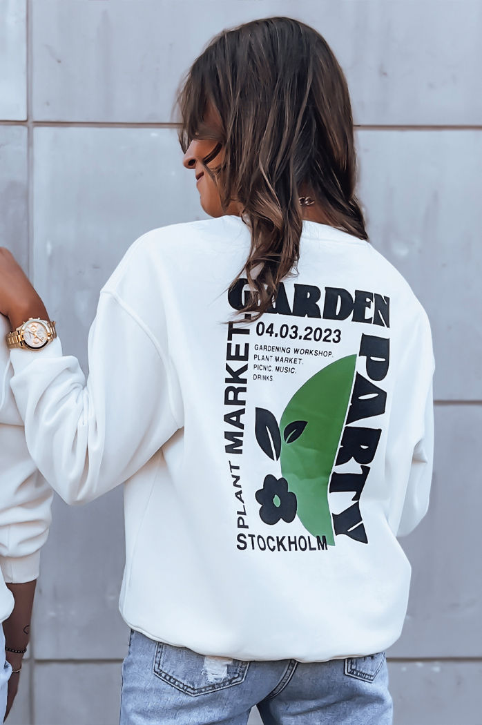Damen HEARTBEAT Sweatshirt weiß Dstreet BY1214