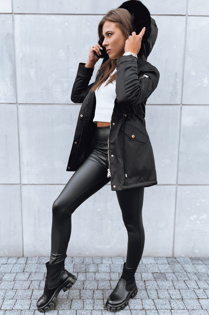Damen Winterjacke GODDESS Farbe Schwarz DSTREET TY3867