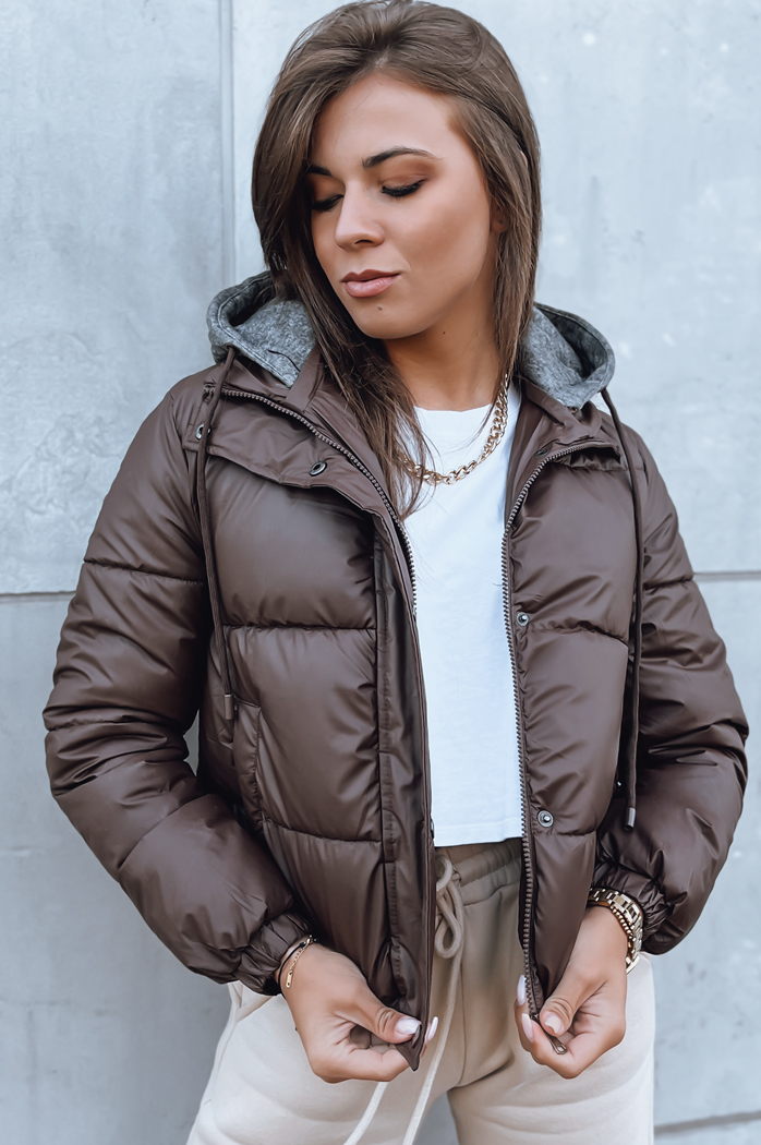 Damen Steppjacke KHALEESI Farbe Kastanienbraun DSTREET TY3877