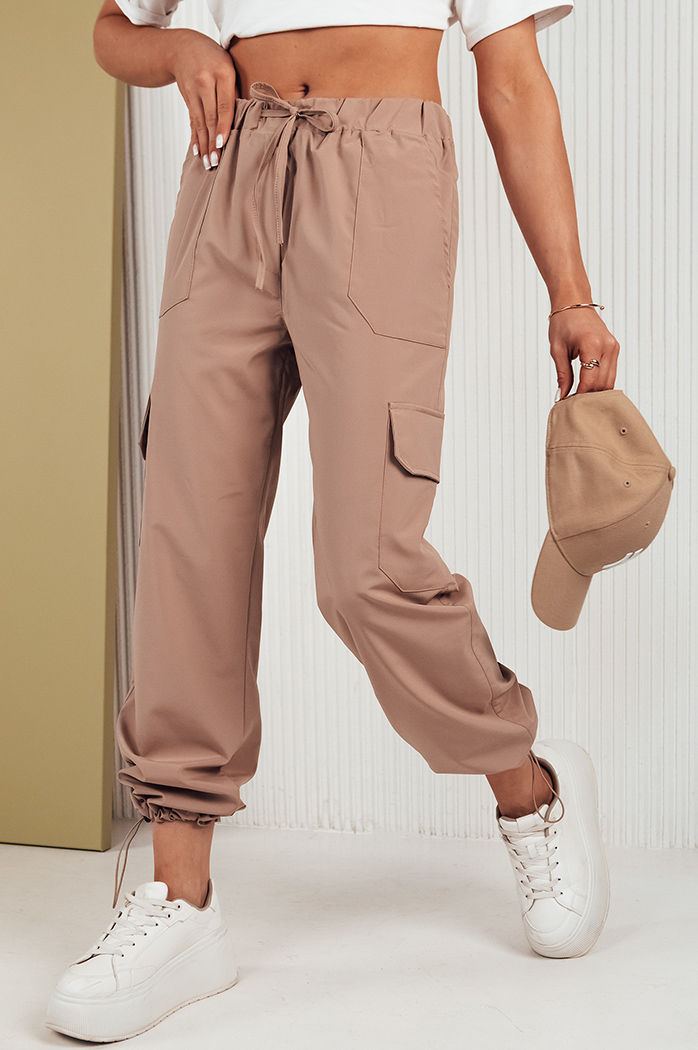 Damen Fallschirmhosen MITON Farbe Beige DSTREET UY1675