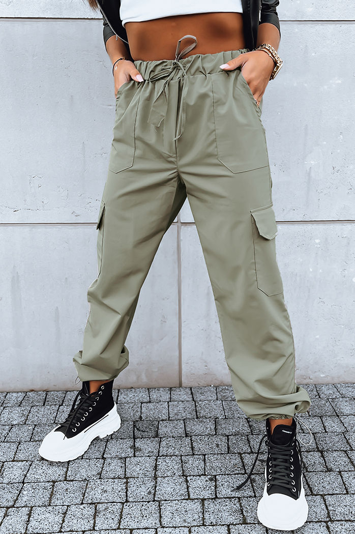 Damen Fallschirmhosen MITON Farbe Grün DSTREET UY1676