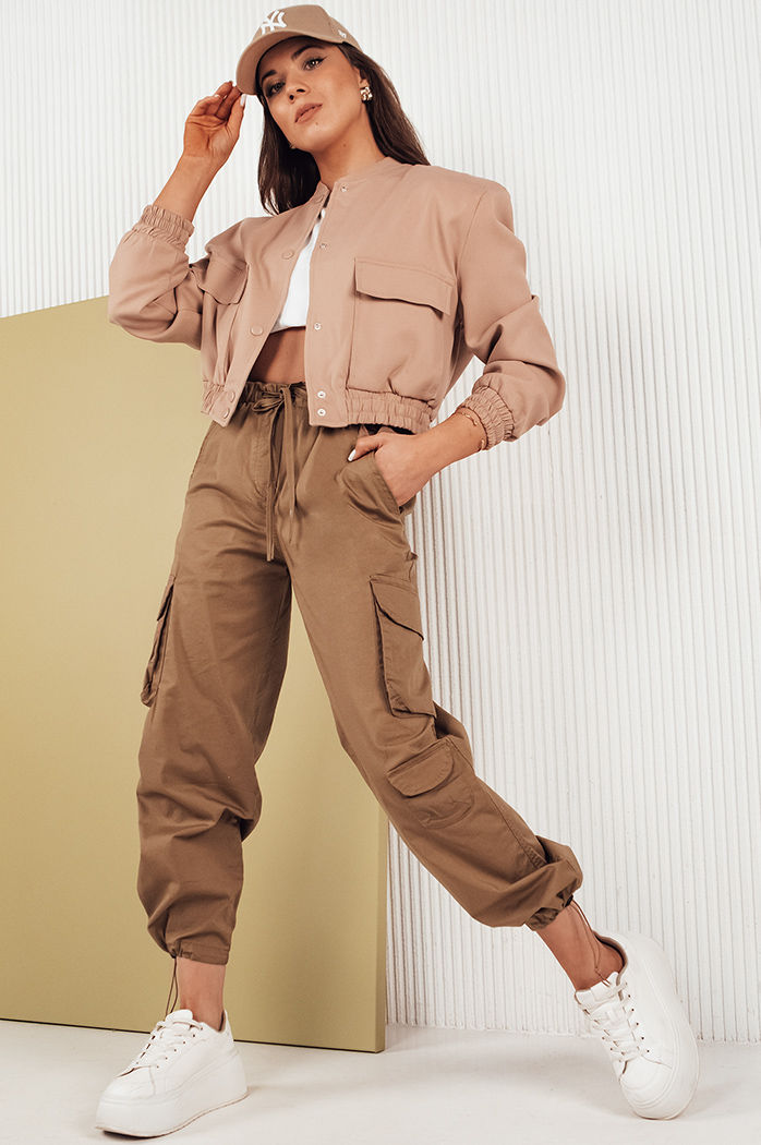 Damen Fallschirmhosen MIRI Farbe Camel DSTREET UY1680