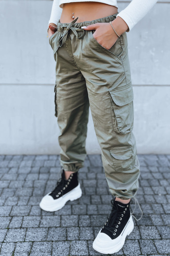Damen Fallschirmhosen MIRI Farbe Grün DSTREET UY1682