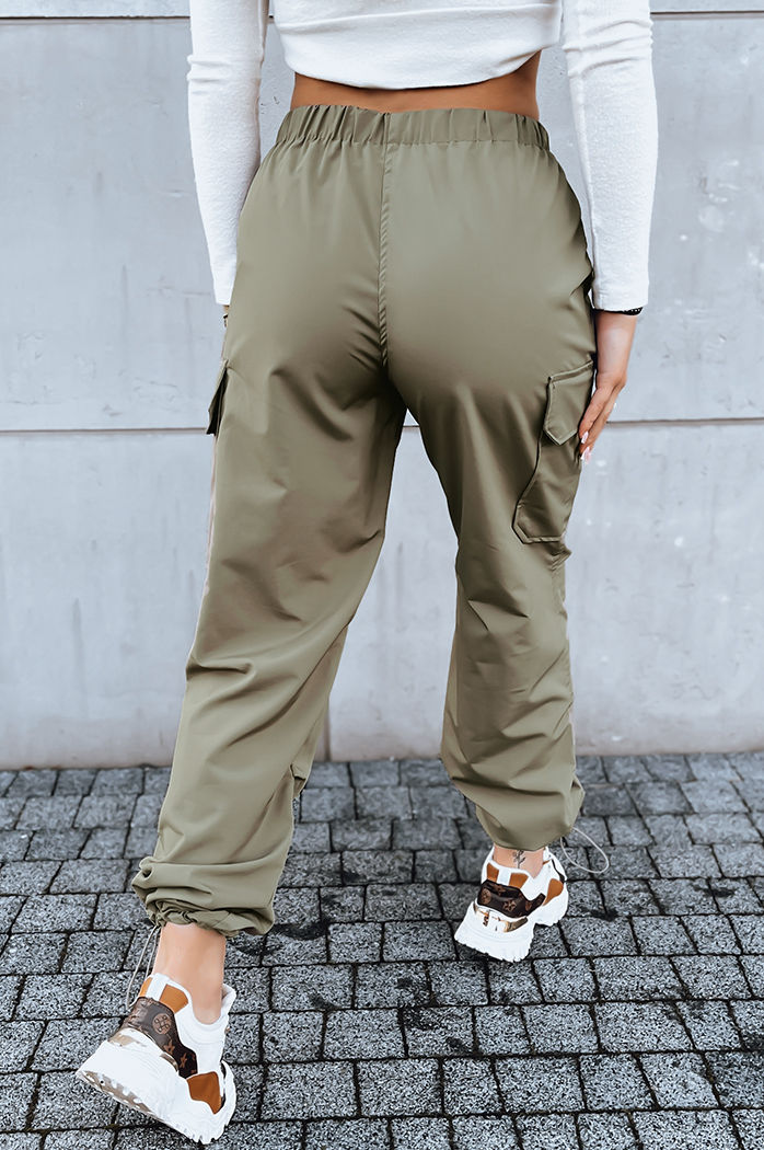 Damen Fallschirmhosen ALBUS Farbe Grün DSTREET UY1685
