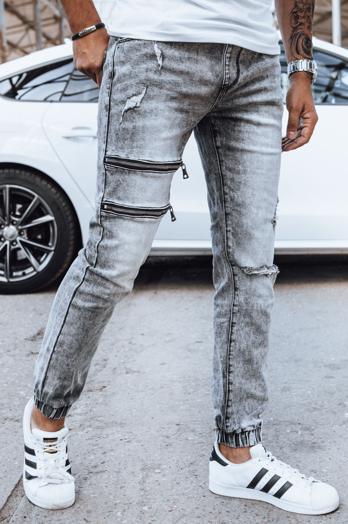 Herren Jeanshosen Farbe Grau DSTREET UX4039