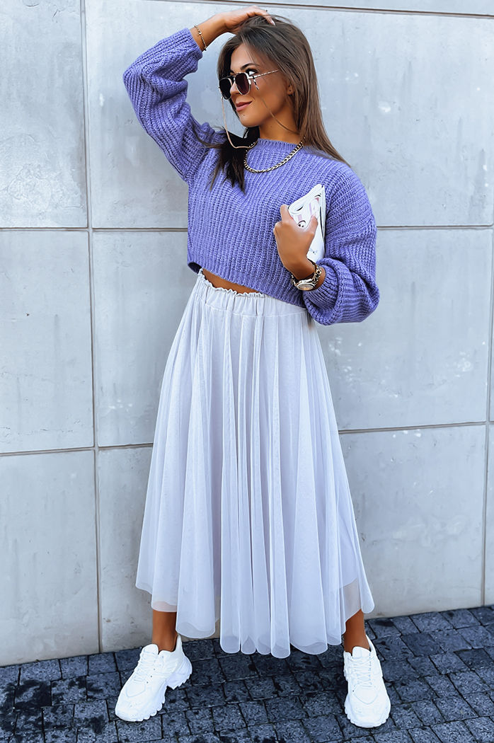 Damen Oversize Pullover BILLIS Farbe Violett DSTREET MY2230