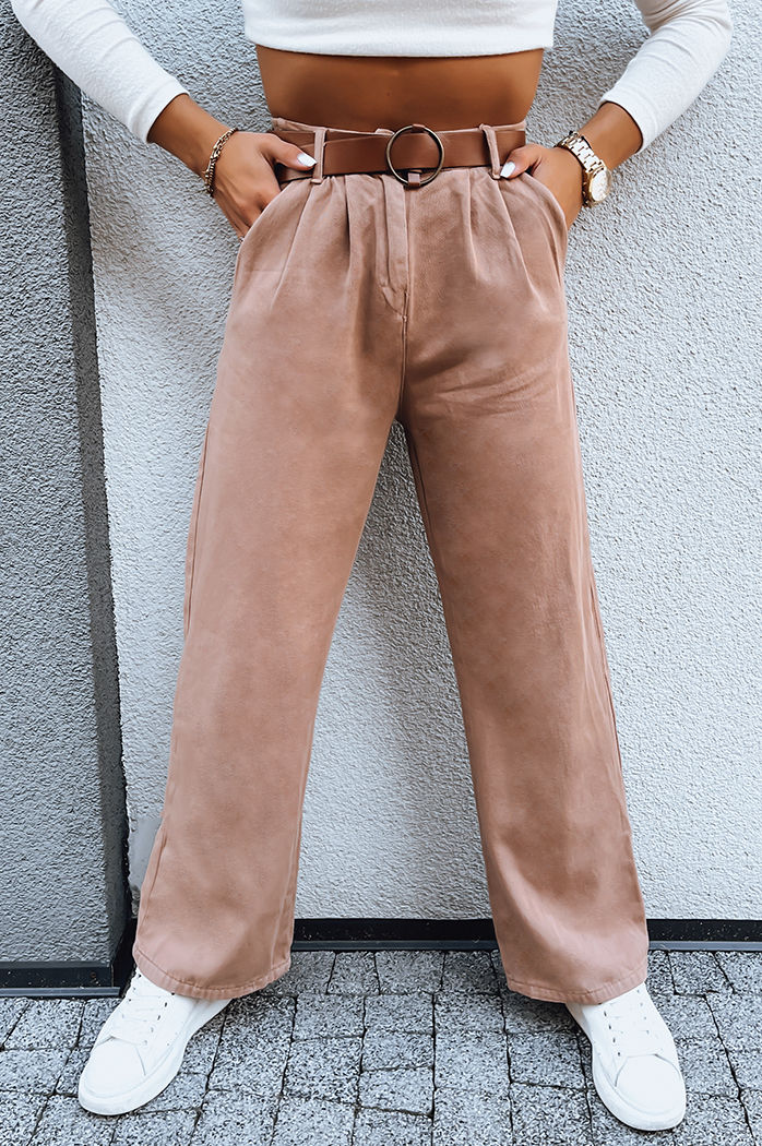 Damen Casual Hose EMERALD Farbe Camel DSTREET UY1692