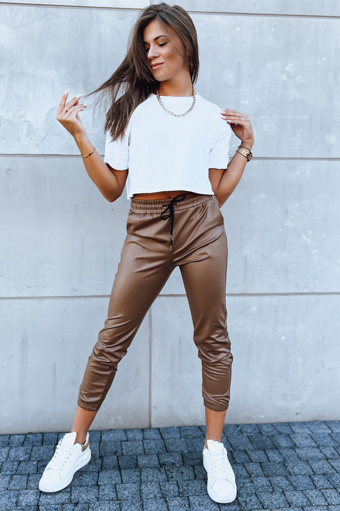 Damen Waxhose HARBOR Farbe Camel DSTREET UY1699