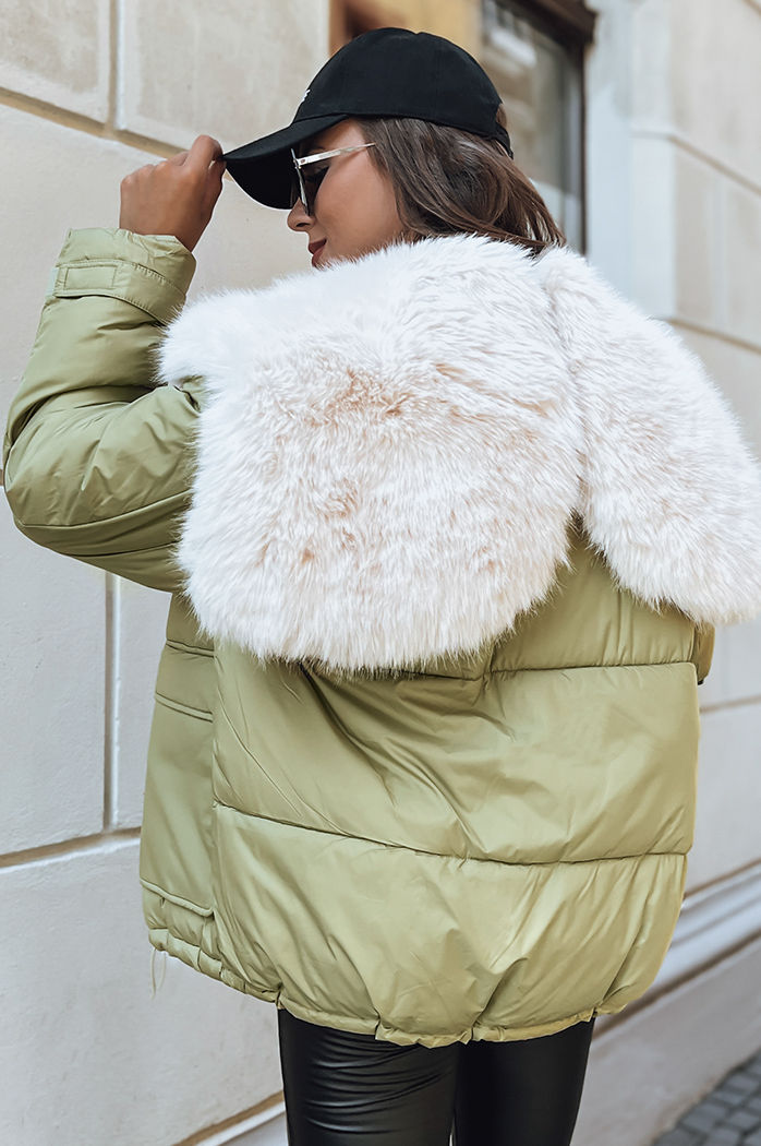 Damen Winterjacke BRILLIANCE Farbe Grün DSTREET TY3909