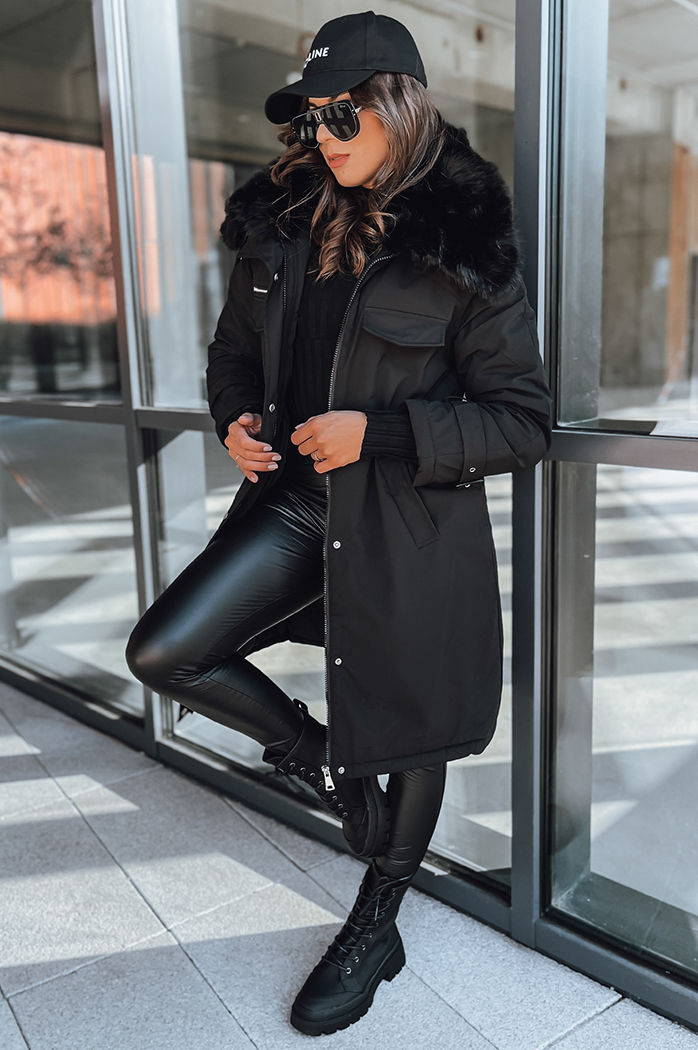 Damen Parka MARBLIS Farbe Schwarz DSTREET TY3918