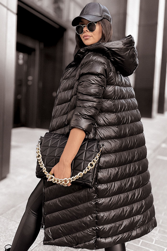 Damen Steppjacke SPECTRUMS Farbe Schwarz DSTREET TY3887z