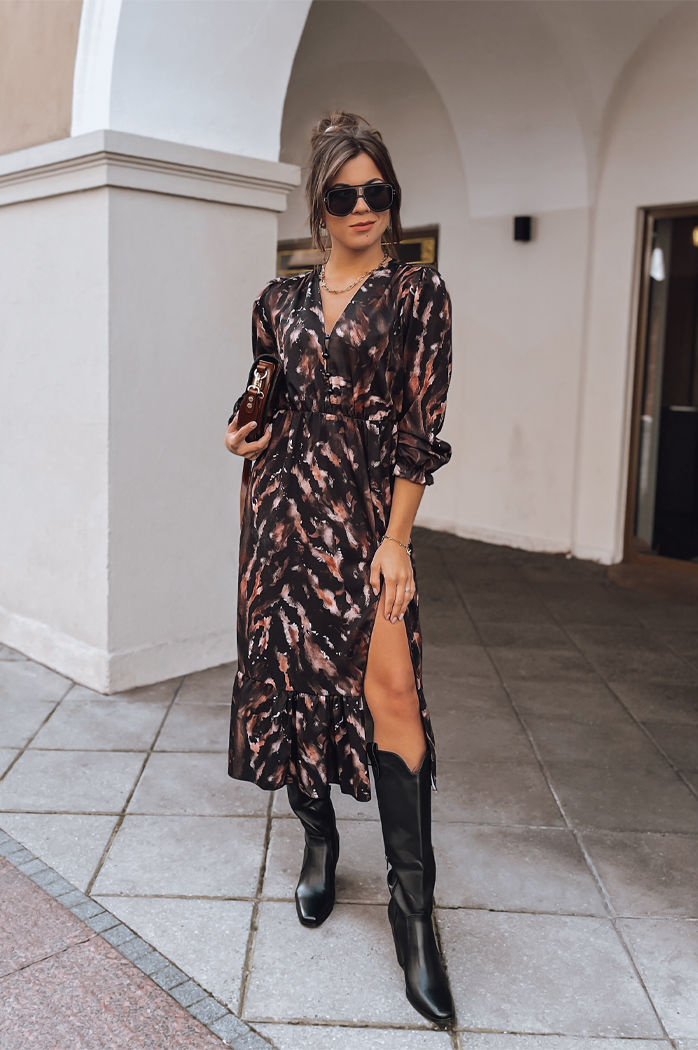 Midikleid DIZI Farbe Schwarz DSTREET EY2376