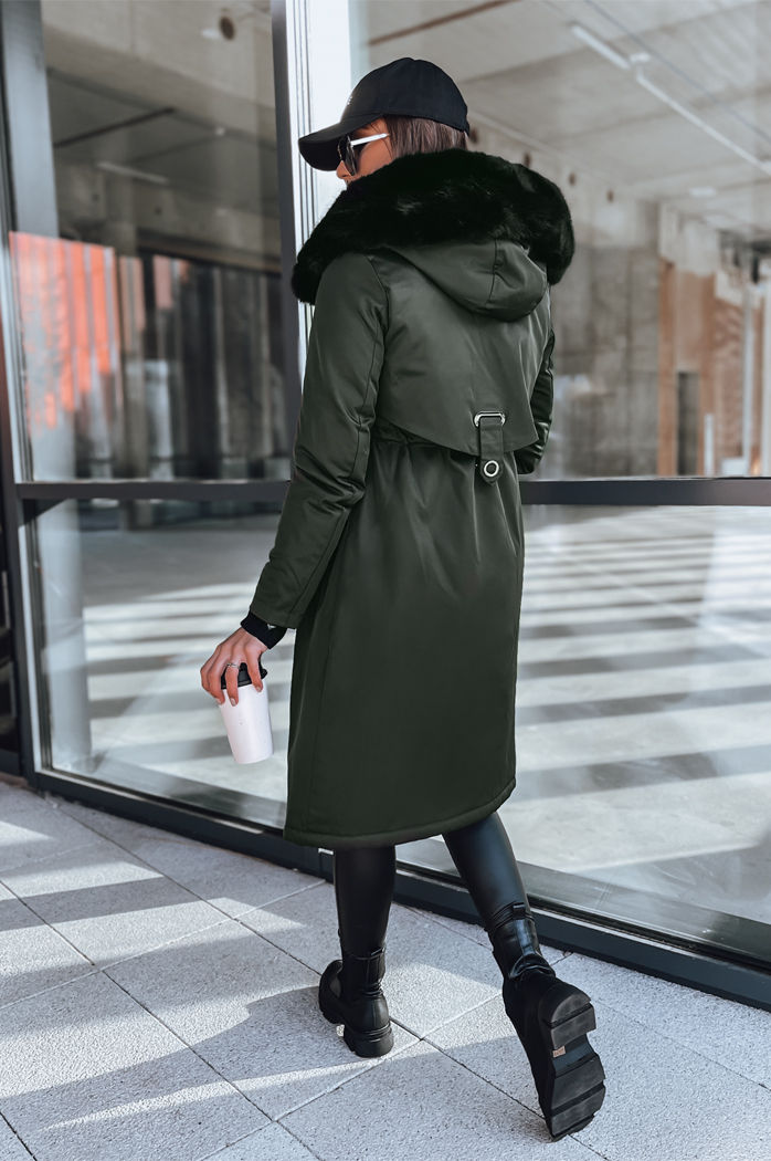 Damen Winterjacke LUSTER Farbe Grün DSTREET TY3955